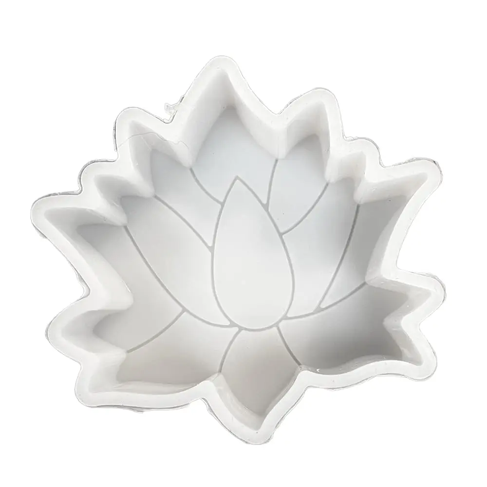 

Lotus Yoga Flower Boho Chakra Energy Healing Car Freshie Silicone Mold 3.5x3.5x1” for Scented Aroma Beads Supplies Resin, Car