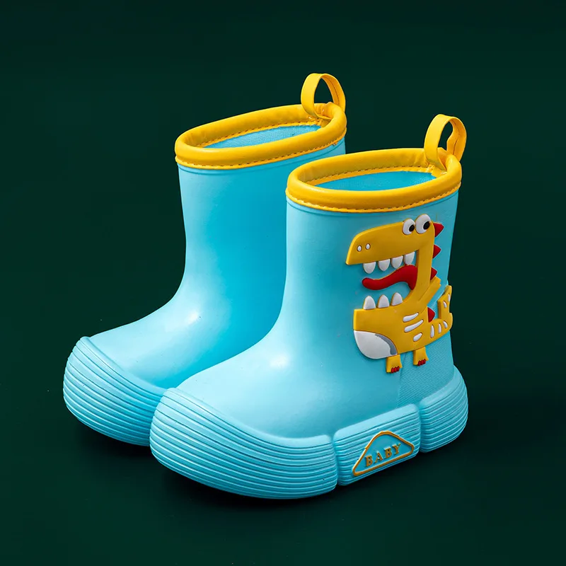 Kids Rain Boots Cartoon Cute Dinosaur Panda Children Rain Shoes for Boys Girls Waterproof EVA Rubber Non Slip Toddler