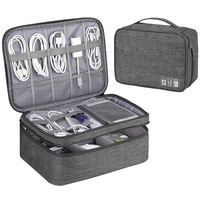 Portable Digital Storage Bag USB Gadget Waterproof Cable Organizer Bags Pouch Electronics Devices Accessory Travel Pack Supplies