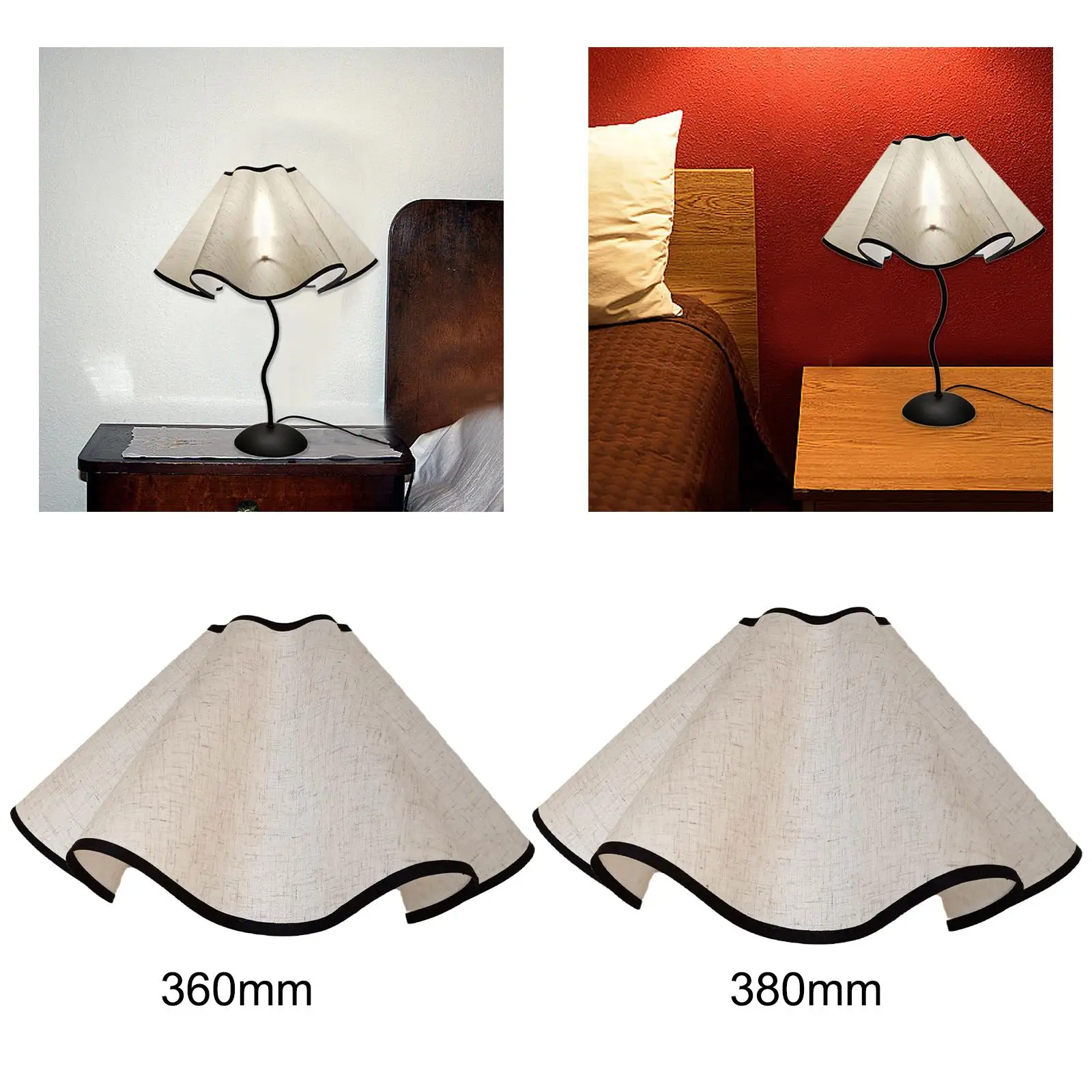 

Абажур настольной лампы с лепестками, стильный абажур для ресторана, кабинета, квартиры