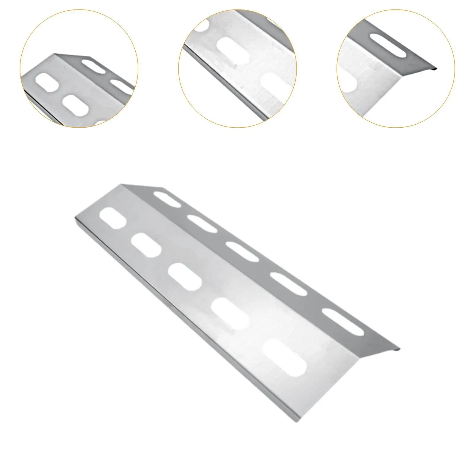 2Pcs Grill Heat Plate Shield Barbecue Heats Plate Easy to Install Convenient Fire Divider Heat Tent for Garden Camping Picnic