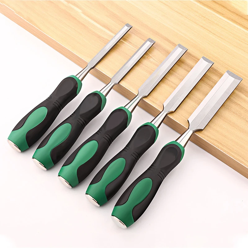 Hardware Tools 10-25mm Woodworking Chisel, Slotting Steel Chisel, Wood Carving Flat Chisel, Woodworking Chisel