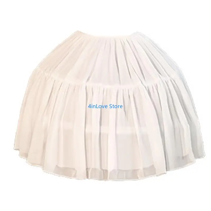 

T4MD Девушка Принцесса Стальной Обруч Нижняя Юбка 45см Свадебное Платье Поддержка Нижняя Юбка