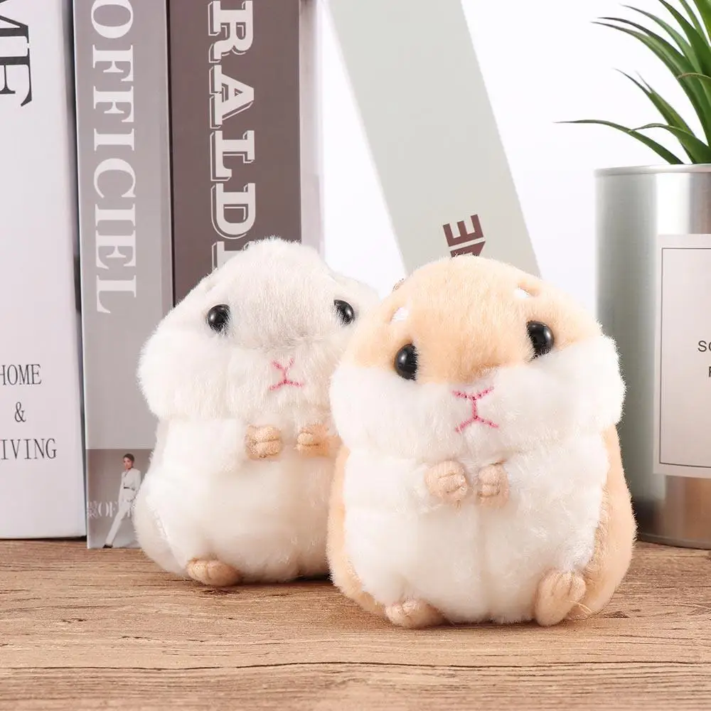 Kawaii Animal Soft Plush Cute Birthday Gift Key Chain Hamster Doll Mouse Toy