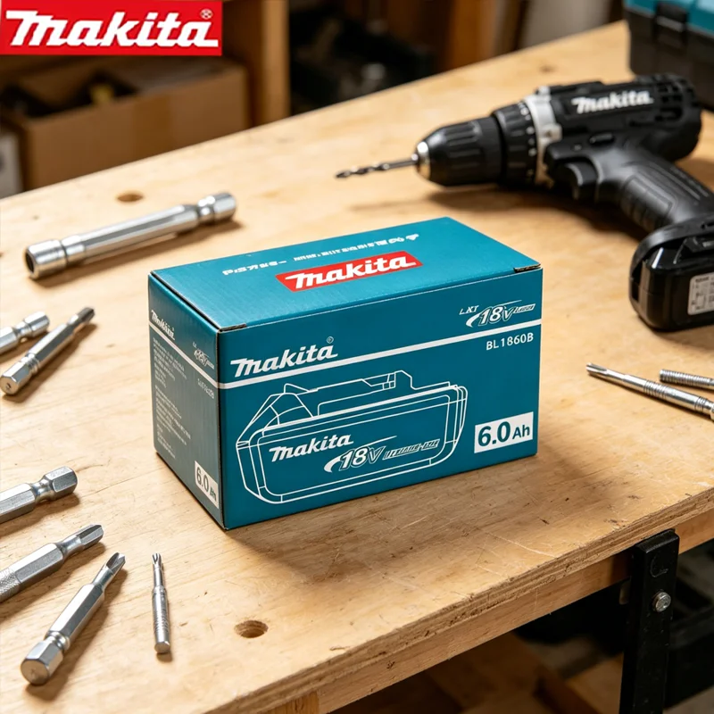 

Original Makita battery, 18V 6.0Ah rechargeable battery, power tool BL1830 BL1840、BL1850、BL1860B、 Makita 18V