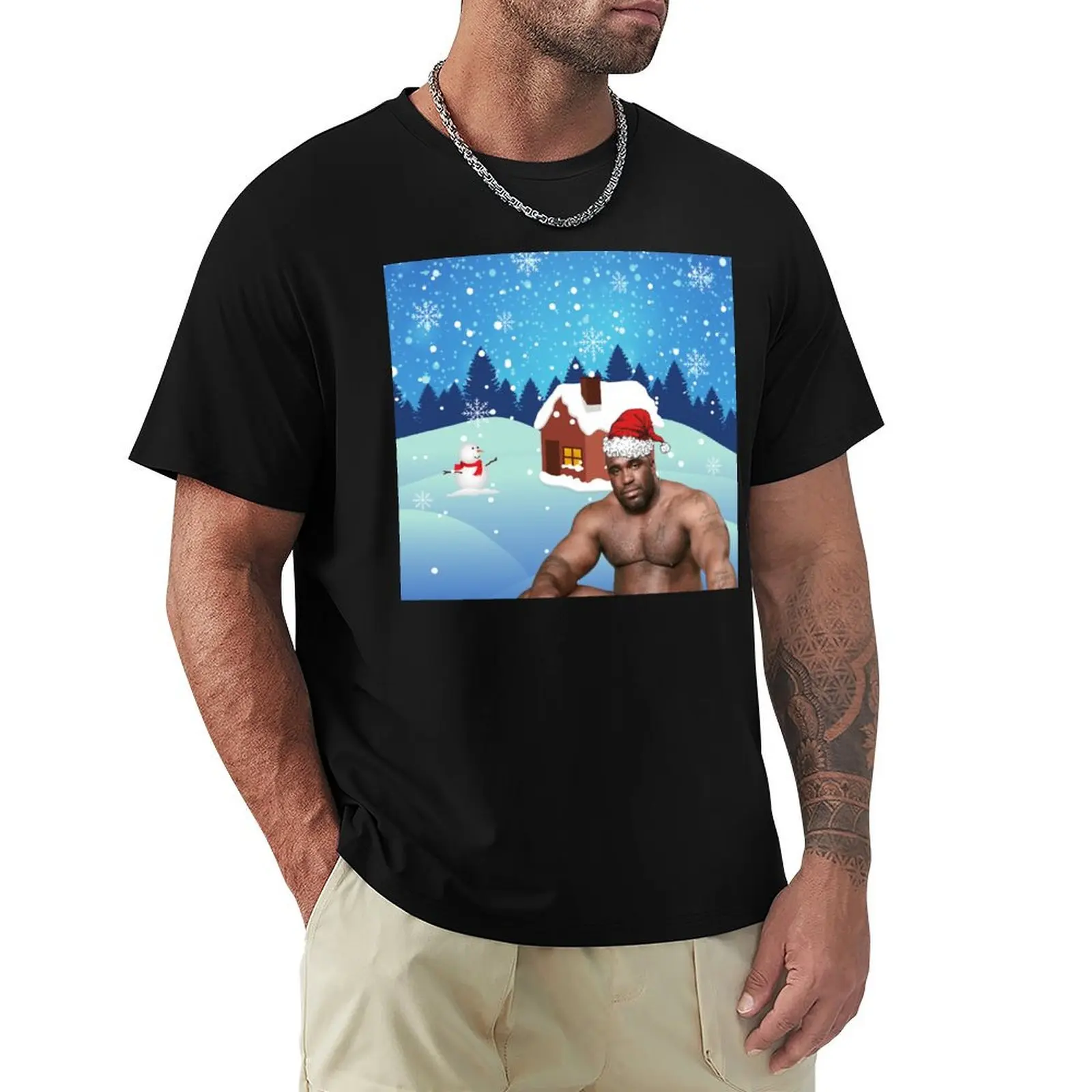 

Barry Wood Christmas T-Shirt clothes custom t-shirts mens vintage t shirts