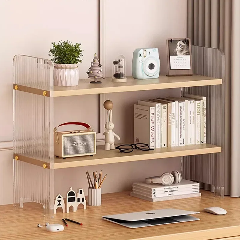 

Настольная полка, акриловая многослойная стойка для хранения, полка для косметики, настольная многослойная полка