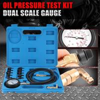 Oil Pressure Gauge Tester Oil Pressure Tester Tool For Fuel System Engine Cylinder Compression Test 0-140PSI For Cars ATVs Q1V4