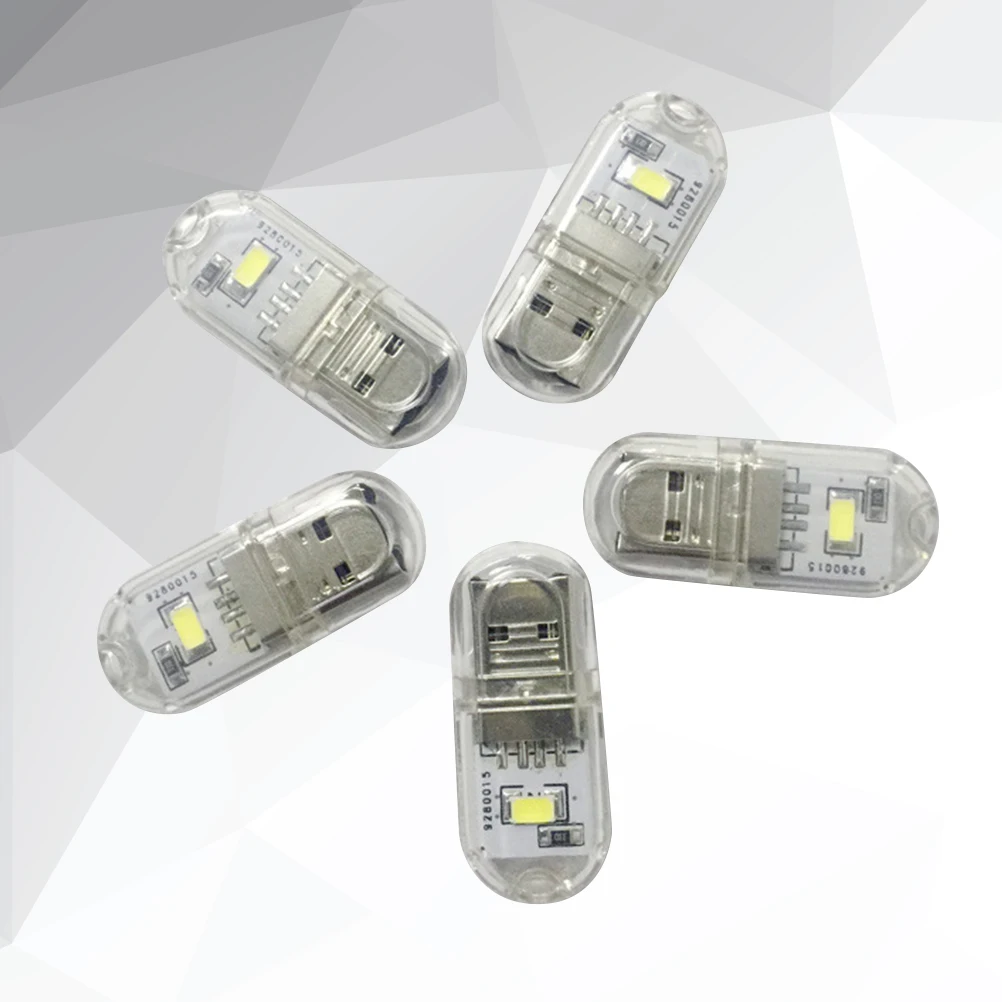 

6 PCS USB Night Light Lights Dimmable Rechargeable Mini Size Lamp Car