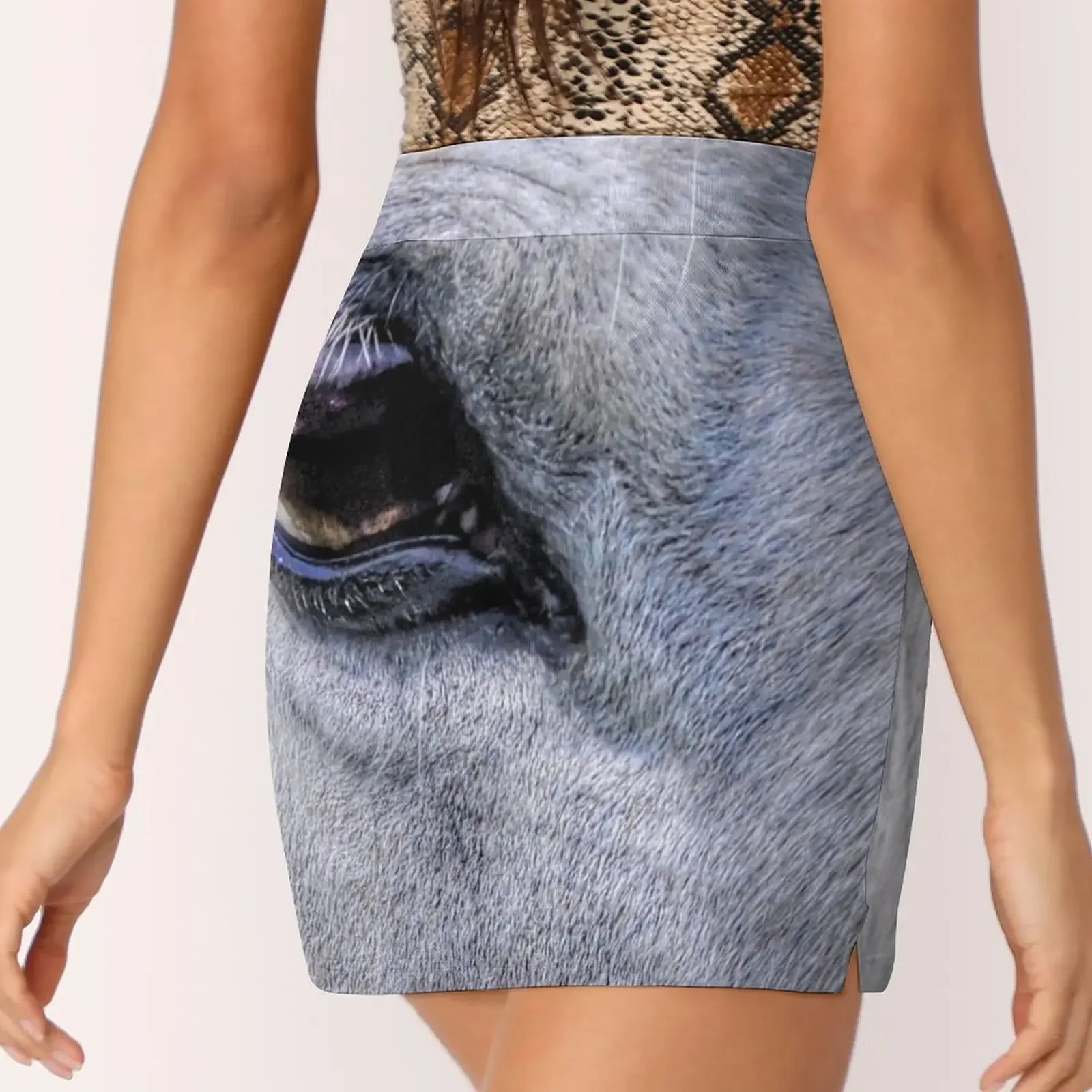 Eyes are the Window Mini Skirt Women's skirt Short skirts summer dress for women 2024 summer dress women 2024
