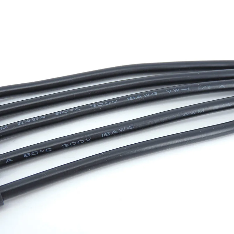 18 cm 18awg 7A DC Männlich Weiblich Netzteil Stecker Kabel 5,5x2,1mm 5,5x2,5mm Kupfer kabel Für LED Streifen licht Kamera 2,1mm 2,5mm – Detail 7