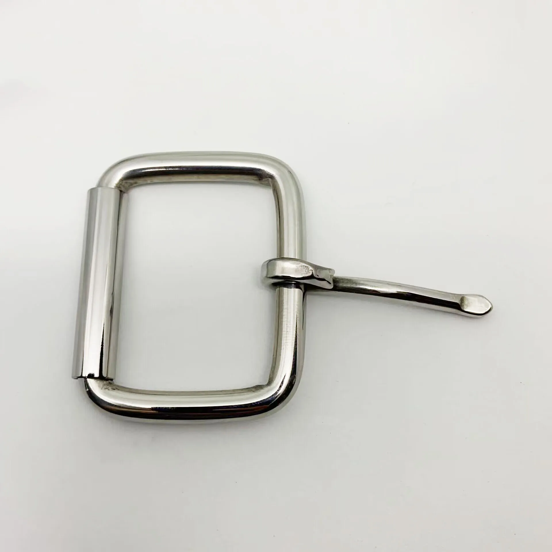 Stainless Steel Roller Buckle Single/Double Needle Belt Buckle Anti-allergy Metal Pin Buckle DIY Belt Bag Hardware Accessories