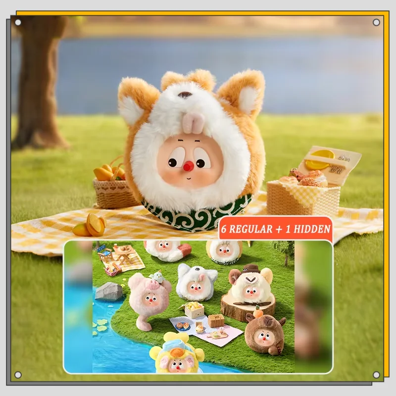 

HeyOne Emodo Fuzzy Vinyl Plush Backpack Pendant Blind Box Trendy Play Anime Peripherals ZooToPIA Series Mystery Gift Collectible