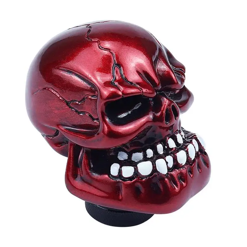 Gear Shifter Cover Vehicle Gear Lever Knob For Car Interior Decoration Flexible Skeleton Head Gear Shift Knob Universal Car