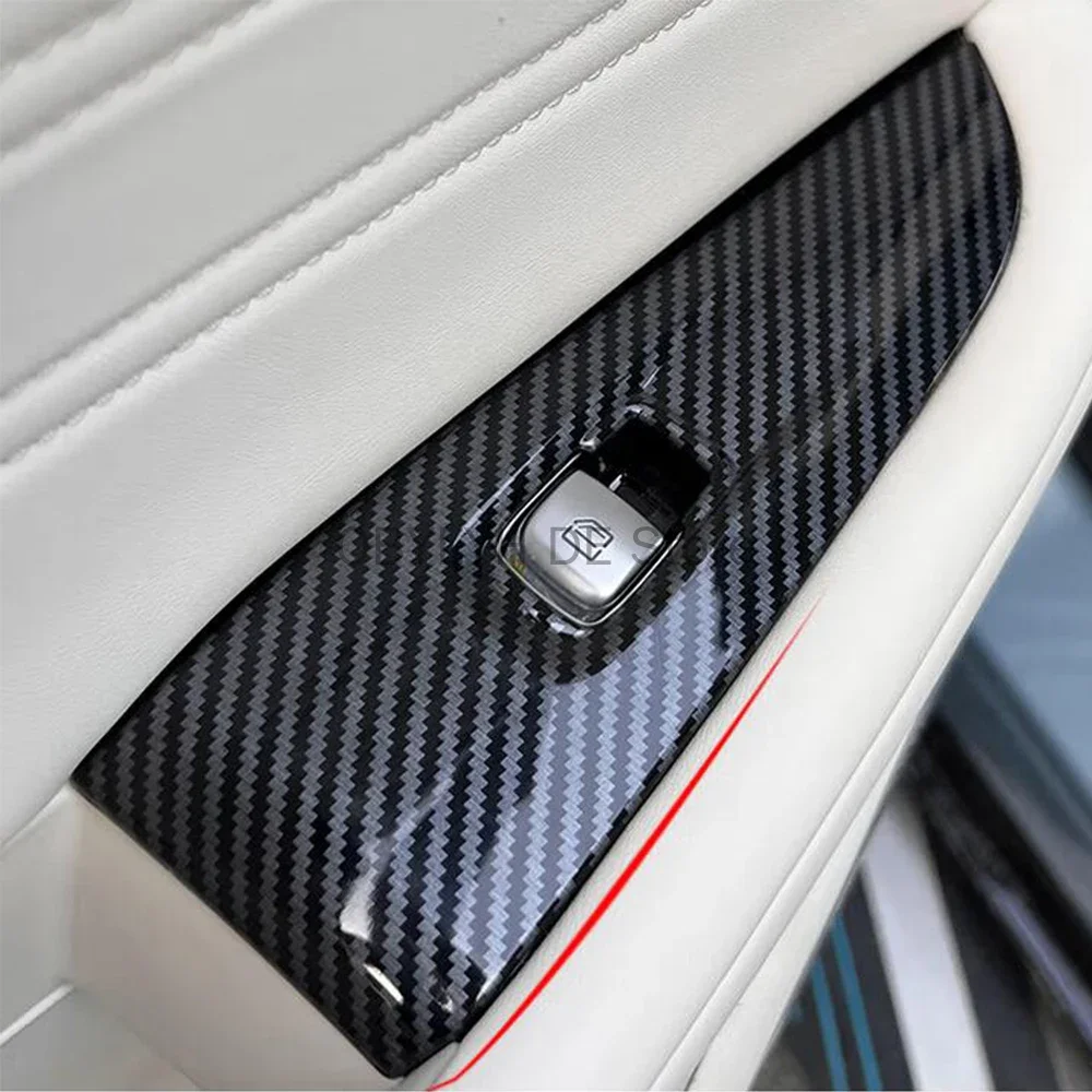 واقي كسوة لوحة تحكم في الرفع ، إكسسوارات سيارة من الكربون ، زجاج باب ونافذة ، dfeng Voyah Free #3