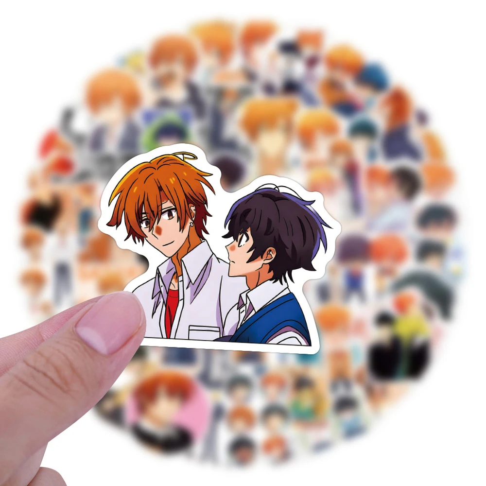 10/30/50/110Pcs Anime Sasaki And Miyano Graffiti Stickers Bl Boys Love Cartoon Aesthetic Art Decal DIY Diary Laptop Sticker Toys