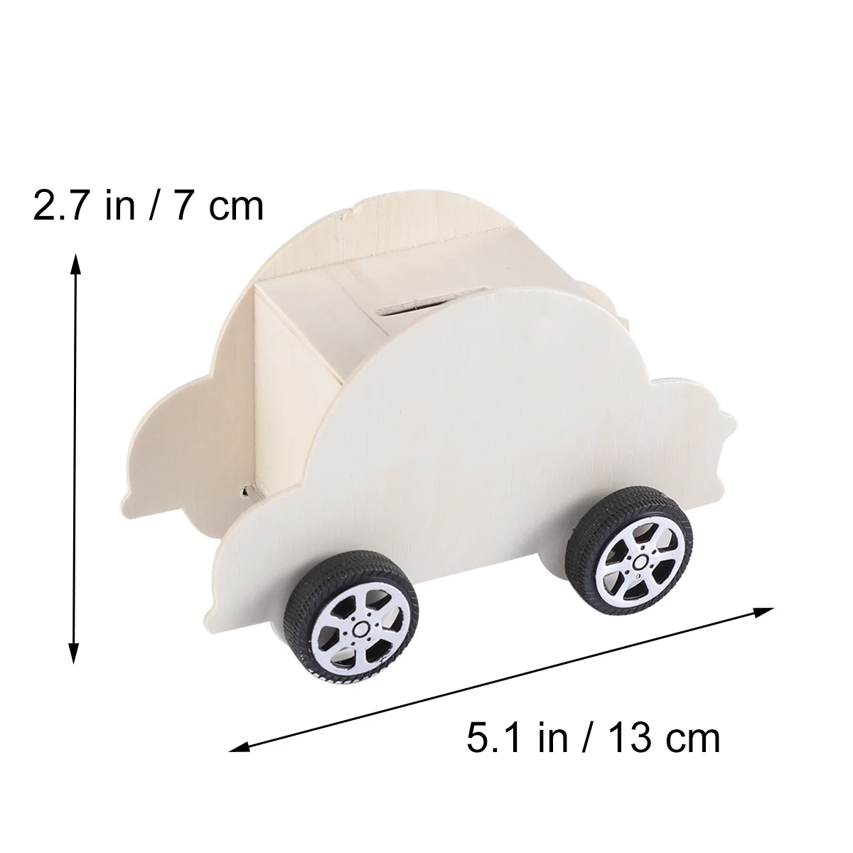 Houten autovormige spaarpot Diy spaarpot voor kinderen Creatieve muntautomaat Educatieve houten spaarpot Craft