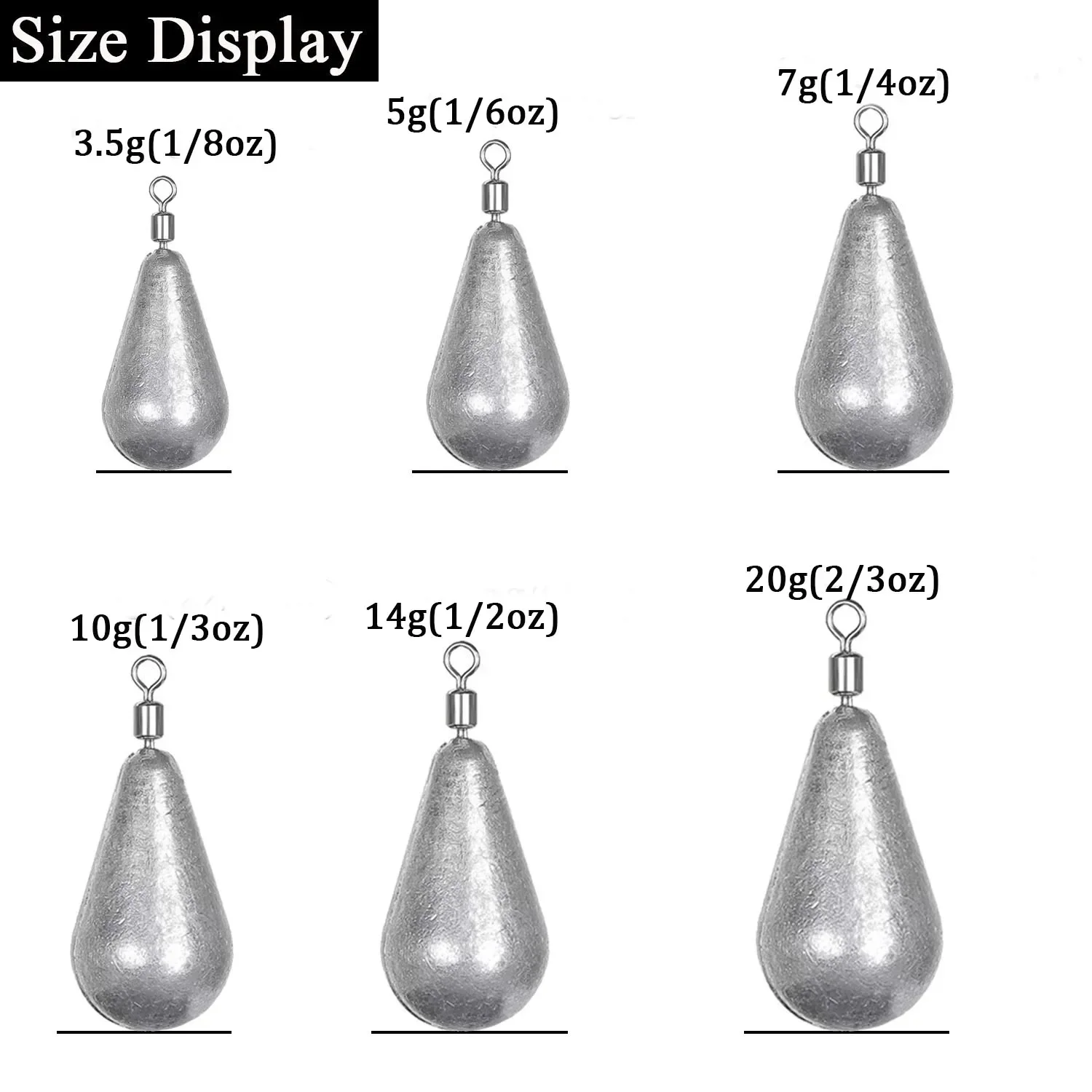 10 teile/los Angeln Gewicht Platinen 3,5g 5g 7g 10g 14g Weichen Köder Platinen Bass angelgerät Zubehör Linie Platinen Haken Stecker – Detail 3