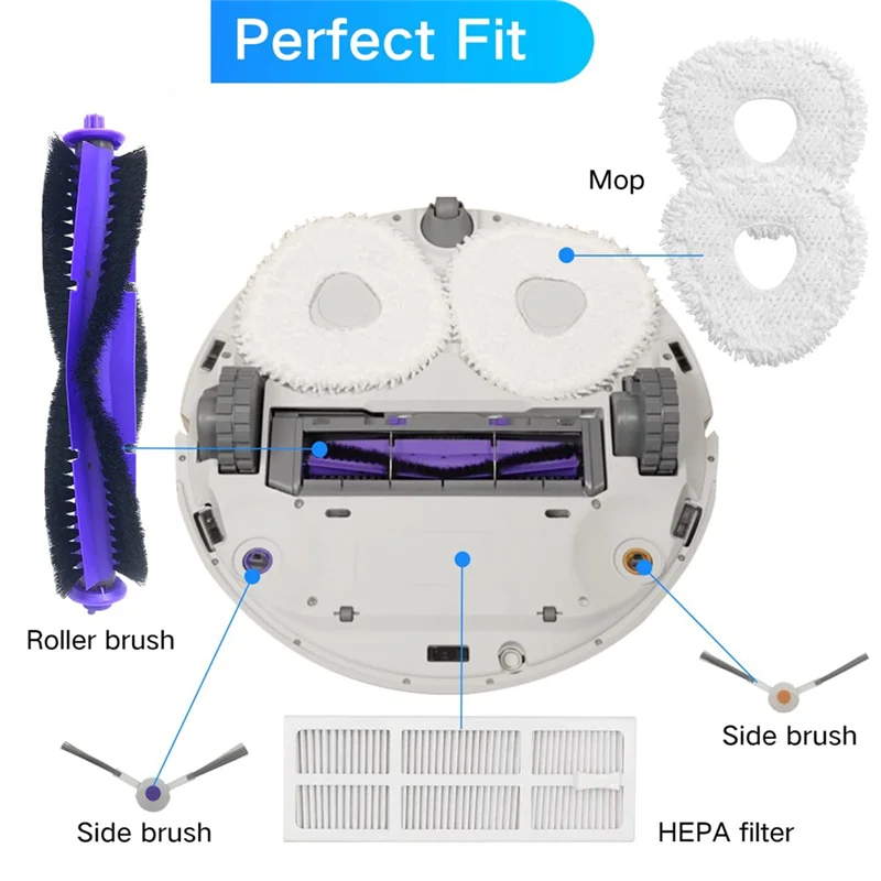 Pièce de rechange pour aspirateur Narwal Freo J3, brosse principale, brosse latérale, filtre HEPA, accessoires compatibles