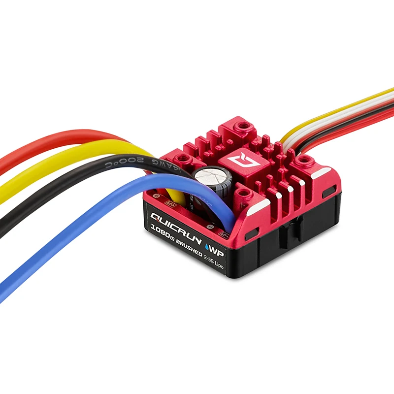 

New HobbyWing QuicRun ESC 1:10 1/8 Upgrade 1080 G2 Crawler Brush Brushed WP 80A Electronic Speed Controller 1/8 1:10 RC Car