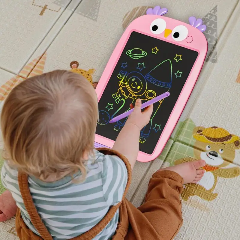 Lcd Schrijftablet Doodle Board Peuter Tekentafel Speelgoed 12Inch Kleurrijke Schermtekening Tablets Voor 3-8 Jaar Oude Kinderen Reizen