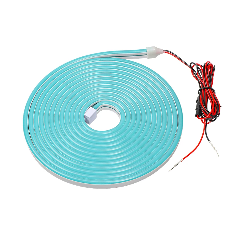 4M 12V Car Trunk LED Strip Light Waterproof Flexible Ambient Lighting White/Red/Blue Hardwired Universal Accessory for SUV Sedan