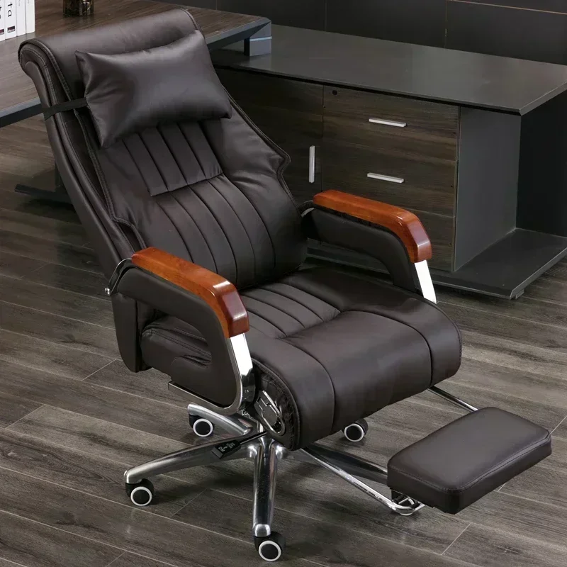 

Comfy Executive Office Chairs Desk Leather Designer Rolling Lounge Executive Computer Chair Desk Cadeira Gamer Luxury Furniture