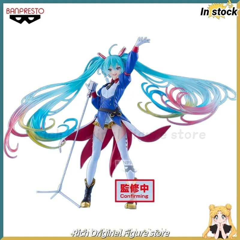 【在庫あり】オリジナル-バンプレスト-bpev-45周年-×-初音ミク-コラボレーション-アニメ-フィギュア-モデル-おもちゃ-装飾品