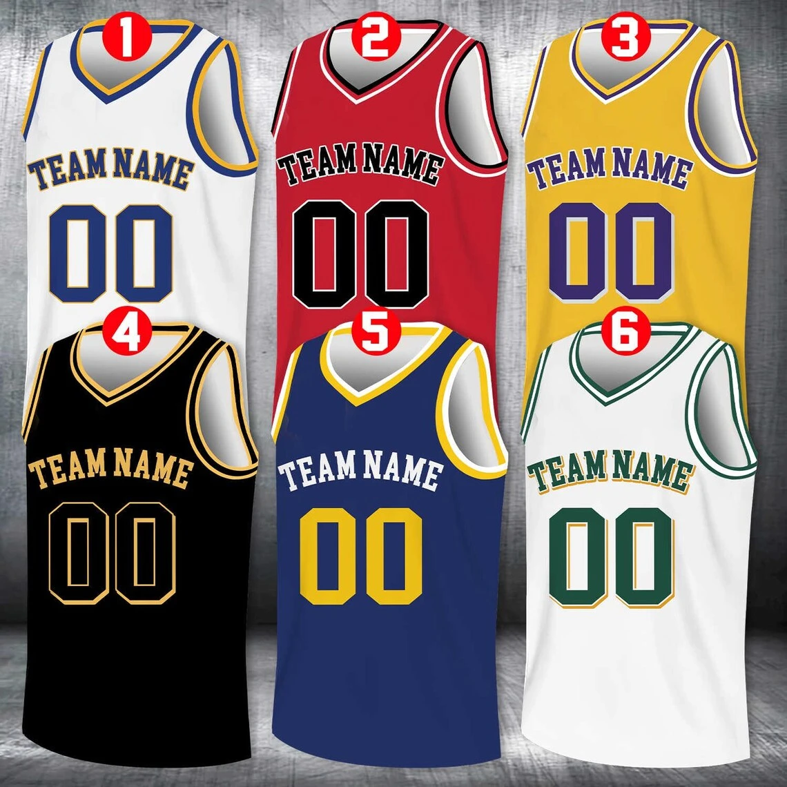 

Custom Team Basketball Uniform Personalized Name Number Sleeveless Sports Jersey Training Competition Tank Tops Unisex Loose Tee