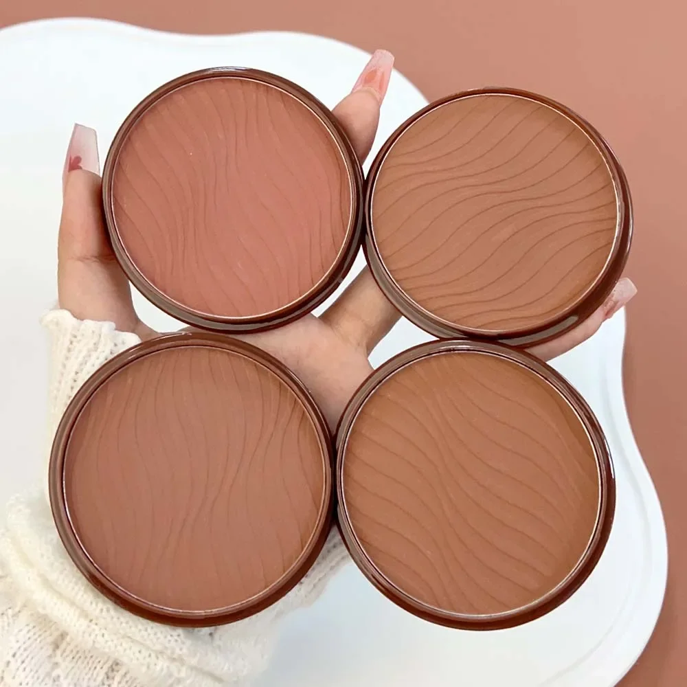 Face Brown Bronze Contour Palette Natural Shadow Three-Dimensional Face Contour Dark Powder Contour Palette Cosmetics