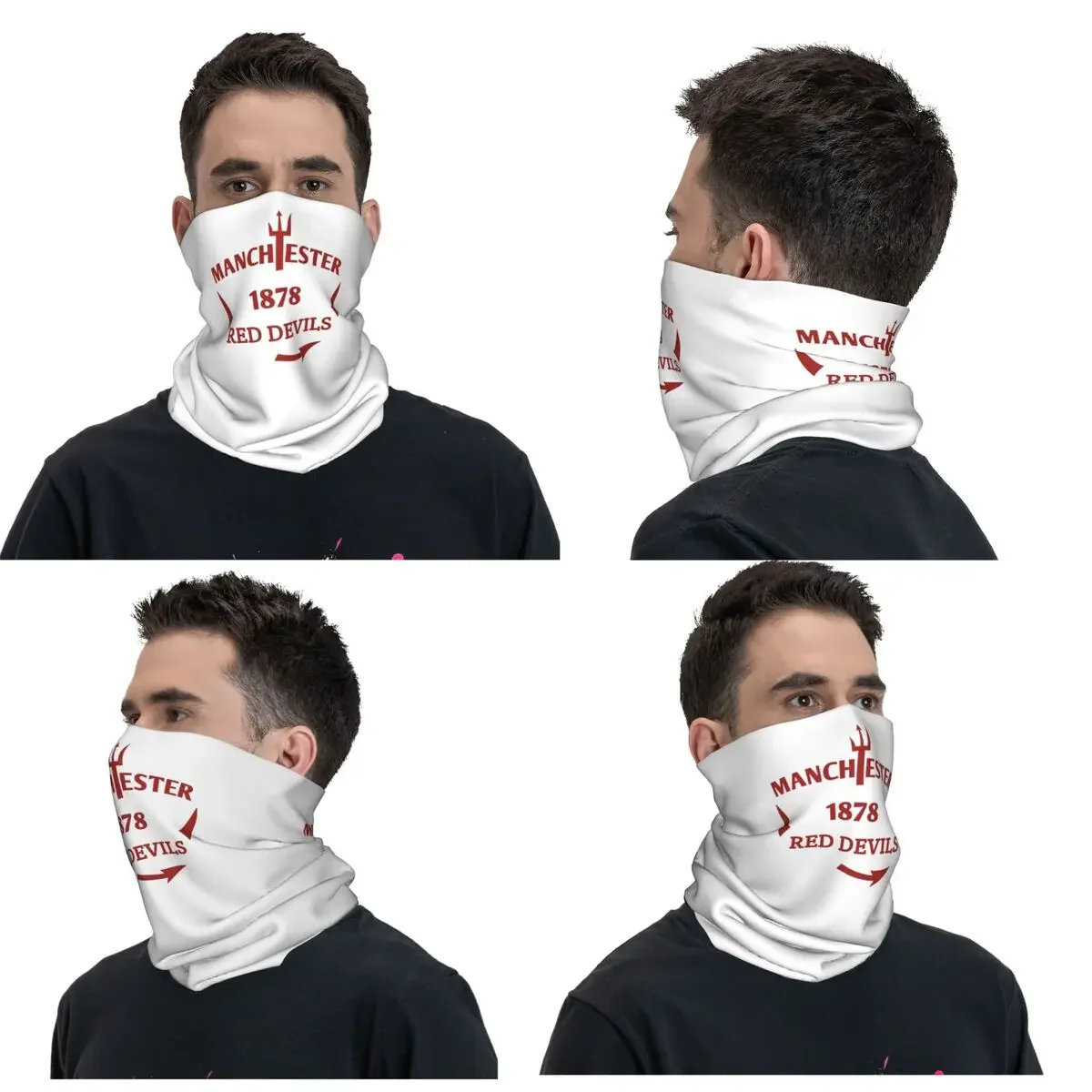 Devils Of Manchester, Manchester Is Red Bandana Neck Cover Printed Mask Scarf Headwear Outdoor Sports For Men Women Adult