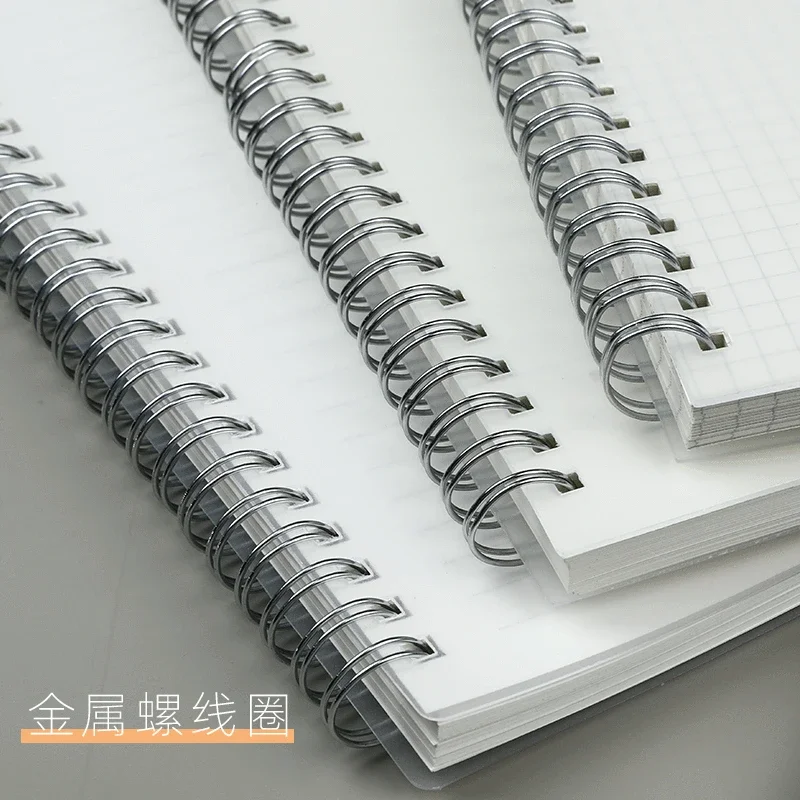 

B5 A5 A6 Spiral Book Coil Notebook To-do Horizontal Line Blank Grid Paper Diary Sketch Book School Office Supplies Stationery