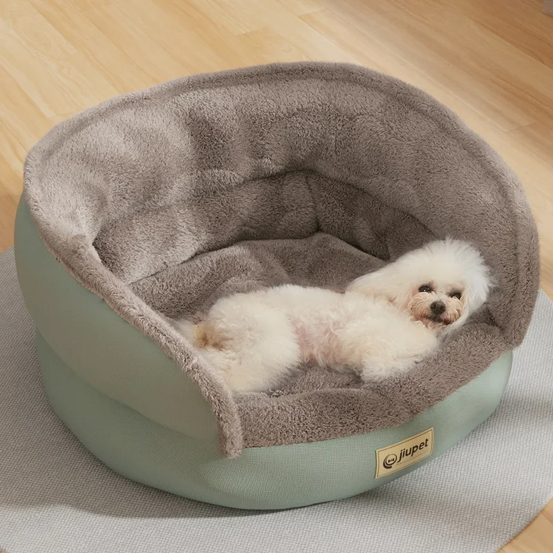 Imagem -04 - Four Seasons Universal Pet Bed Sofá-cama para Cachorro Engroçado Mais Veludo Tapete Ninho Gato Quente Pet Shop Acessórios para Animais Outono e Inverno