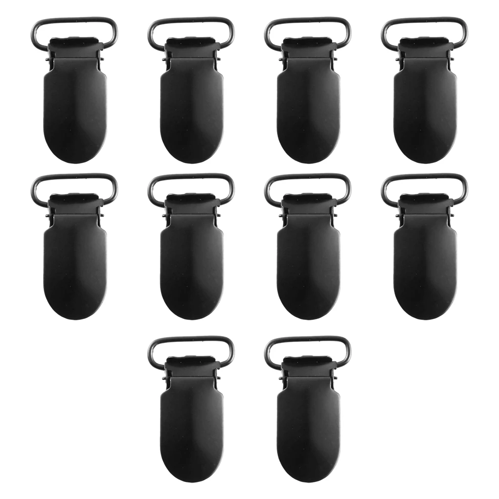 10pack/lot Fashionable Sewing Accessory Professional Suspender Buckle Durable Sewing Suspender Clip