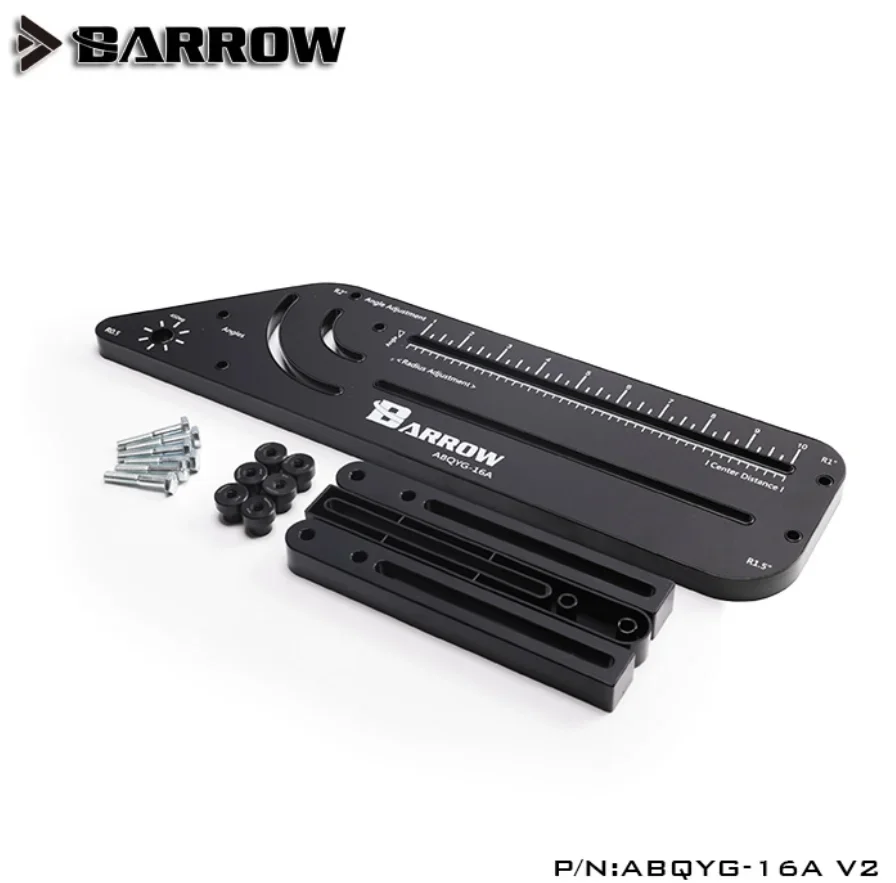 Barrow ABQYG-16A V2, Multi-angle Acrylic / PMMA / PETG Rigid hard tube bend shape computer water cooling.