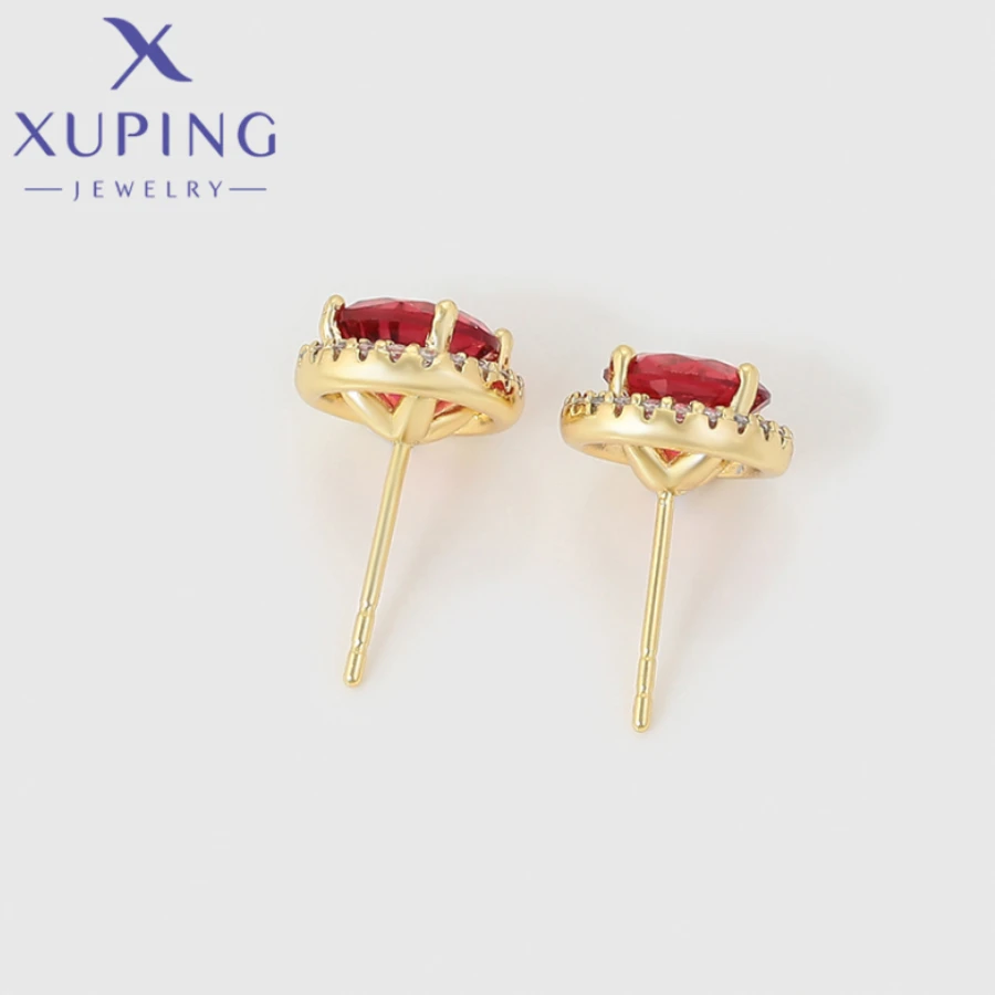 Xuping Jewelry Fashion Light Gold Color Earrings For Women Girl Christmas Gift X000712683