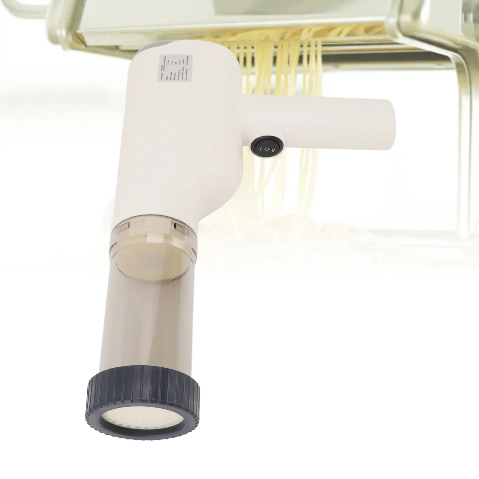 

Портативная машина для изготовления лапши, электрическая ручная машина для изготовления макарон, беспроводной кухонный инструмент с 6 формовочными дисками для свежих макарон