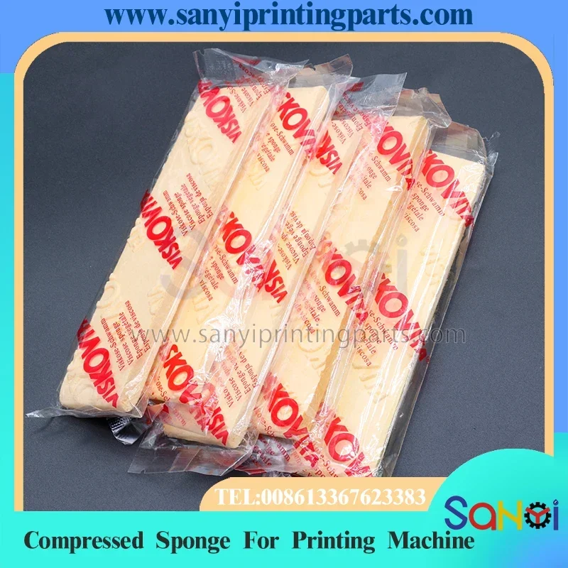 10 Pieces Heidelberg Printing Machine Compressed Sponge For Roland Etc. Viskovita Sponges
