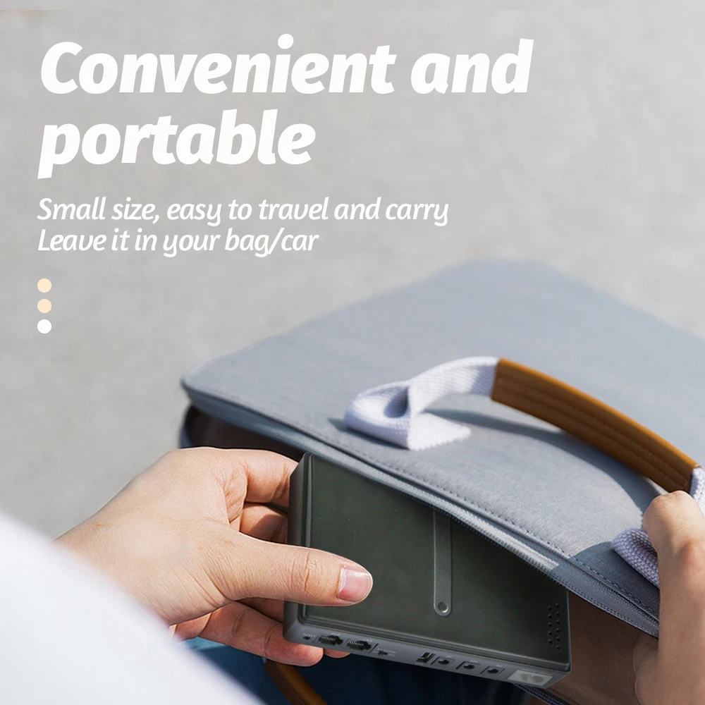 رقاقة احتياطية محمولة بتيار مستمر UPS من الدرجة الصناعية، شحن سريع، مخرجات متعددة لأنظمة CCTV المنزلية الخارجية #5