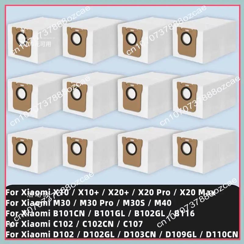 Bolsa de polvo A26P para Robot aspirador Xiaomi X10 / X10+ / X20+ / X20 Pro / X20 Max / M30 / M30 Pro / M30S / M40 / B116 / C102CN