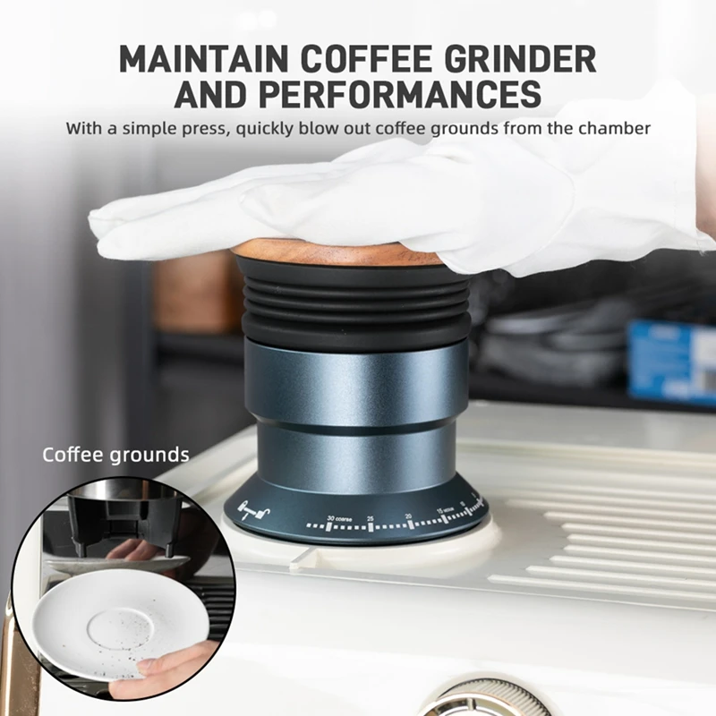 

Multifuntional Coffee Grinder Blower Part Silicone Coffee Hoppers Bellow Coffee Hoppers Part for Machine-ABLM