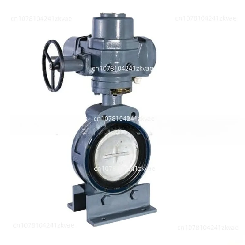 D972X-16C-DN50-DN800 صمام الفراشة الكهربائي عالي الأداء مزدوج نوع العروة غريب الأطوار #4