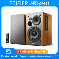 Edifier R1280DB 2.0 Speakers Powered Bluetooth Bookshelf Speaker 42W RMS PC Speakers RCA AUX Optical Coxial Input,Remote Control