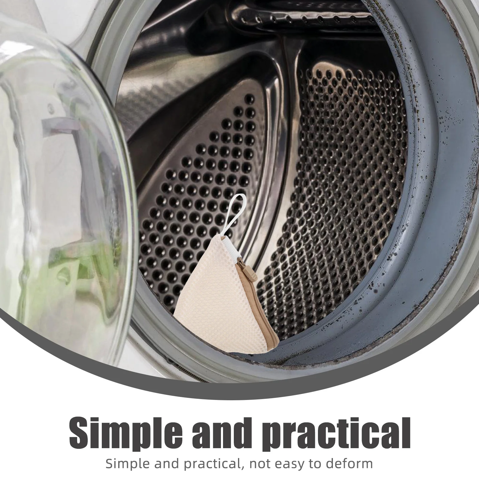 

2Pcs Mini Laundry Bag Foldable Sandwich Mesh Socks Underwear Bras Laundry Mesh Wash Bag Travel Bra Washing Bags