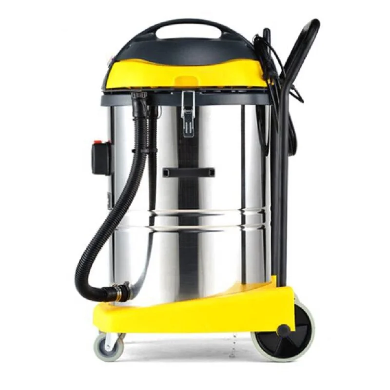 70L 2000W 2 motor portable cheap industrial commercial wet and dry vacuum cleaner for supermarket school shop store restaurant