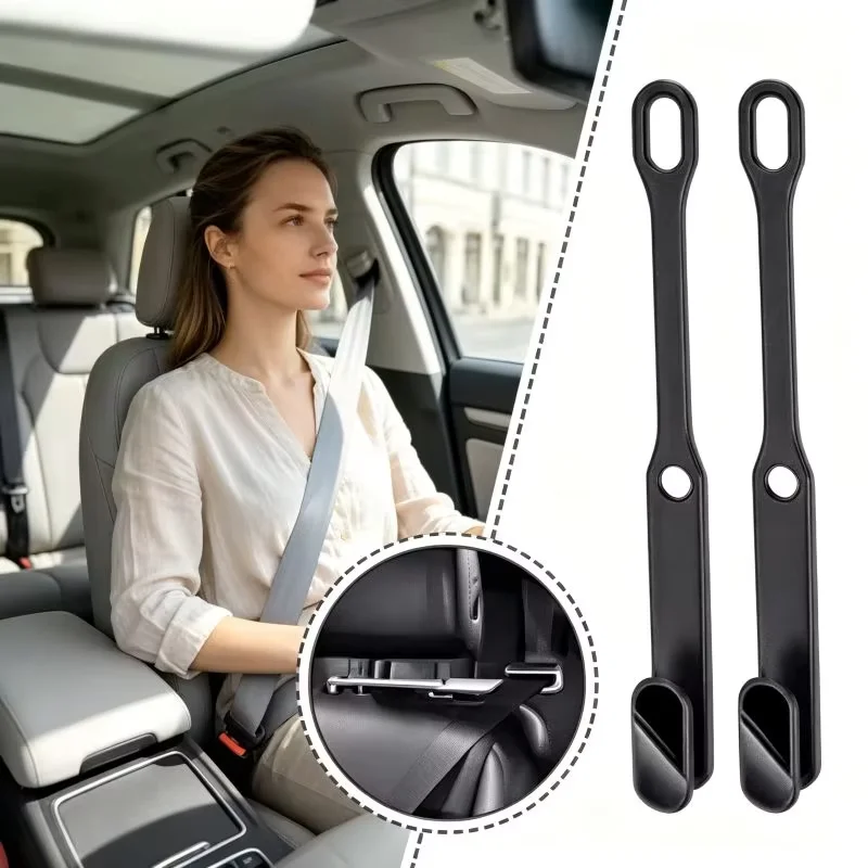 Universal Car Seat Belt Fixer Anti Pinch Strip Extension Holder 1/2pcs Comfortable Driving Safety Tool Auto Interior Accessories