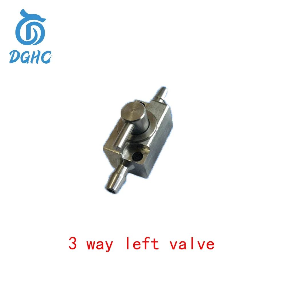 High quality Metal valve switch for Gongzheng Flora Allwin 2 way cleaning valve 3 way stainless steel metal ink hand valve