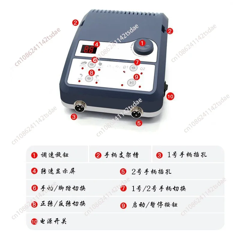 Engraving machine 50000 rpm high torque jade jadeite grinding tooth machine