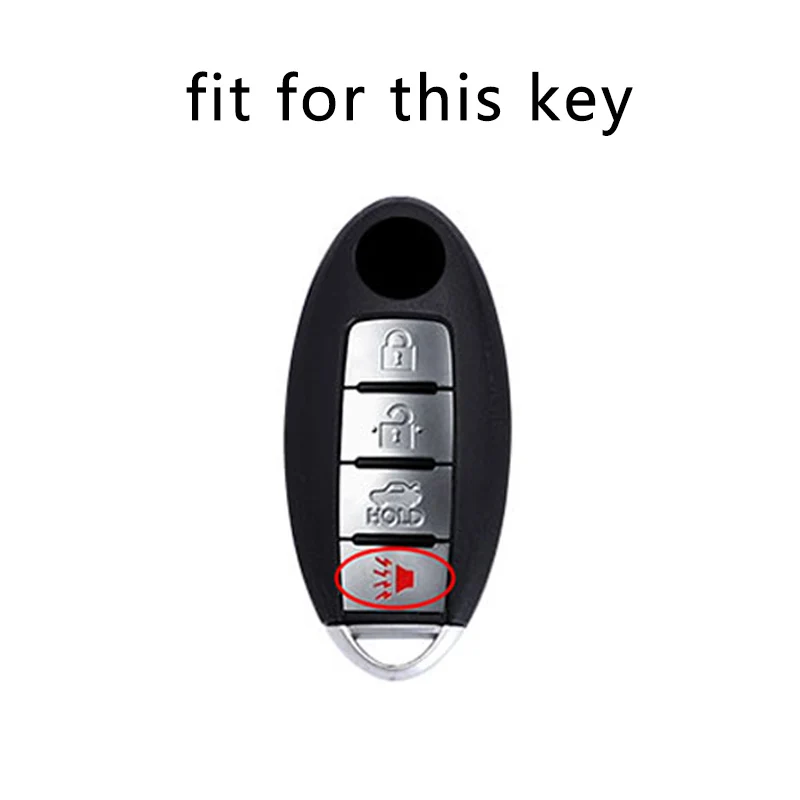 Car Key Case Cover for Nissan Leaf Micra Qashqai J11 J10 X Trail T32 Versa Note Patrol 4buttons Key Fob Shell Holder Accessories