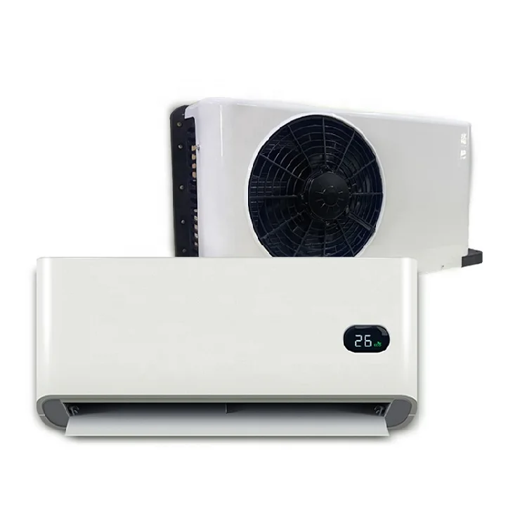 Factory Supply Mini Split Truck Air Conditioner Parking Cooler 12v 24v Electric Air Conditioning System